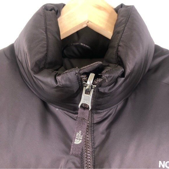 The North Face 700 Fill Nuptse Down Puffer Jacket Chocolate Brown Medium - Picture 4 of 13